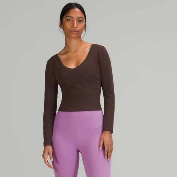 Lululemon Align Long Sleeve Shirt in French Press - Picture 3 of 9